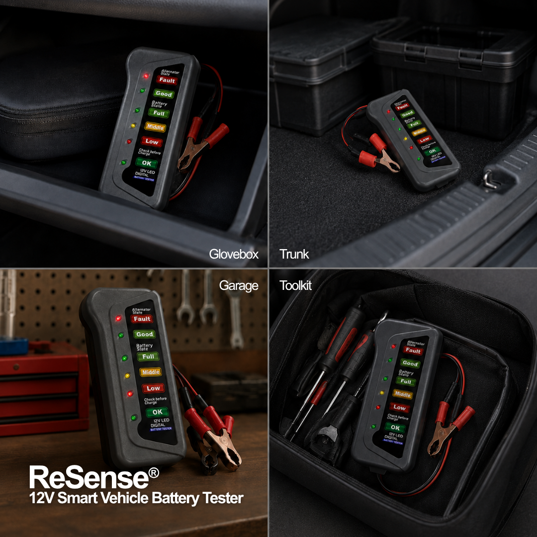 ReSense® 12V Smart Vehicle Battery Tester