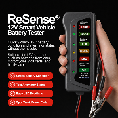 ReSense® 12V Smart Vehicle Battery Tester