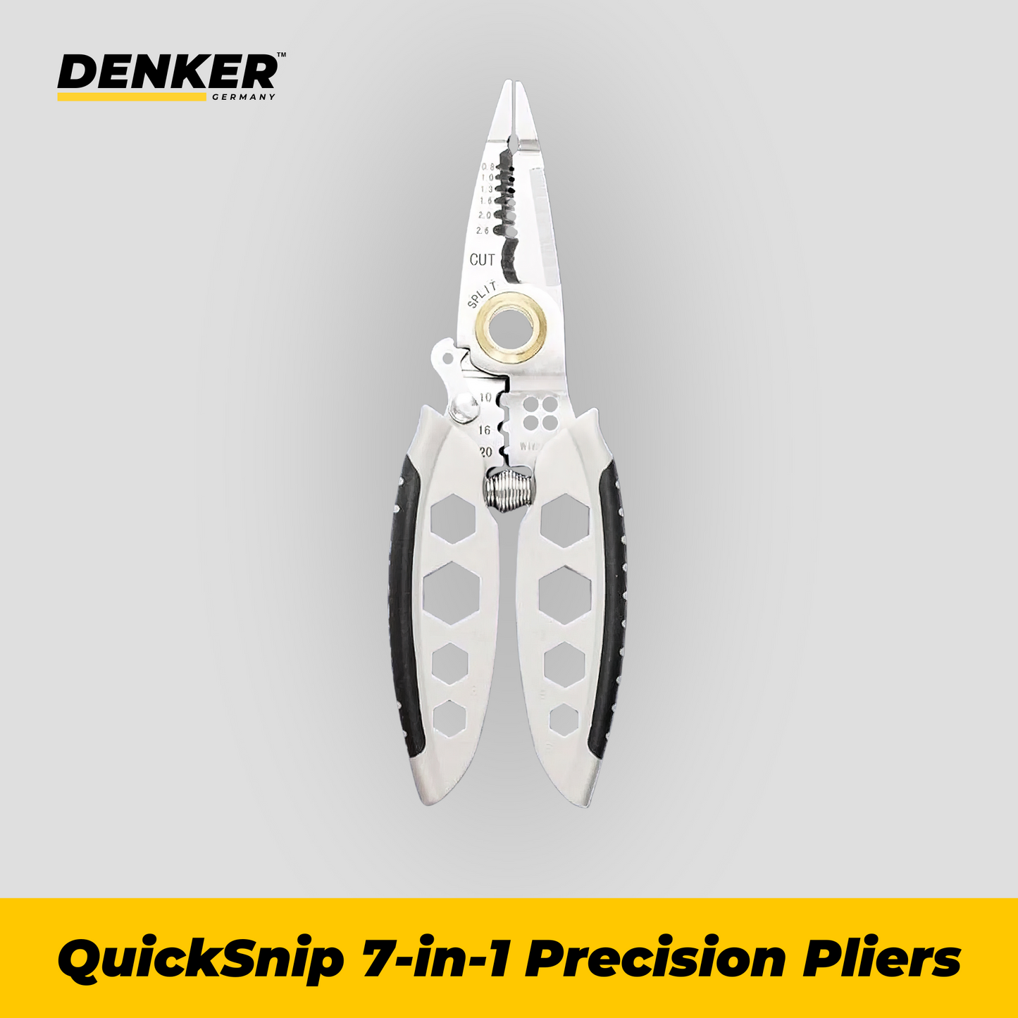 QuickSnip™ 7-in-1 Precision Pliers