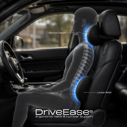 DriveEase® Ergonomic Neck & Lumbar Support