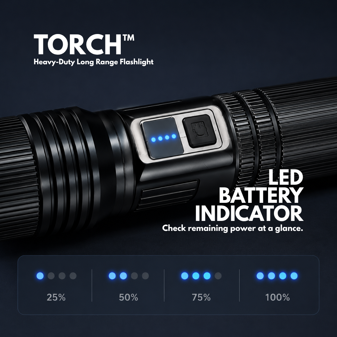 TORCH™ Heavy-Duty Long-Range Flashlight