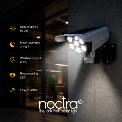 NOCTRA® The Anti-Theft Solar Light