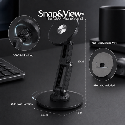 Snap&View® The 360° Phone Stand