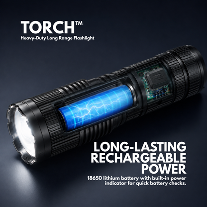 TORCH™ Heavy-Duty Long-Range Flashlight