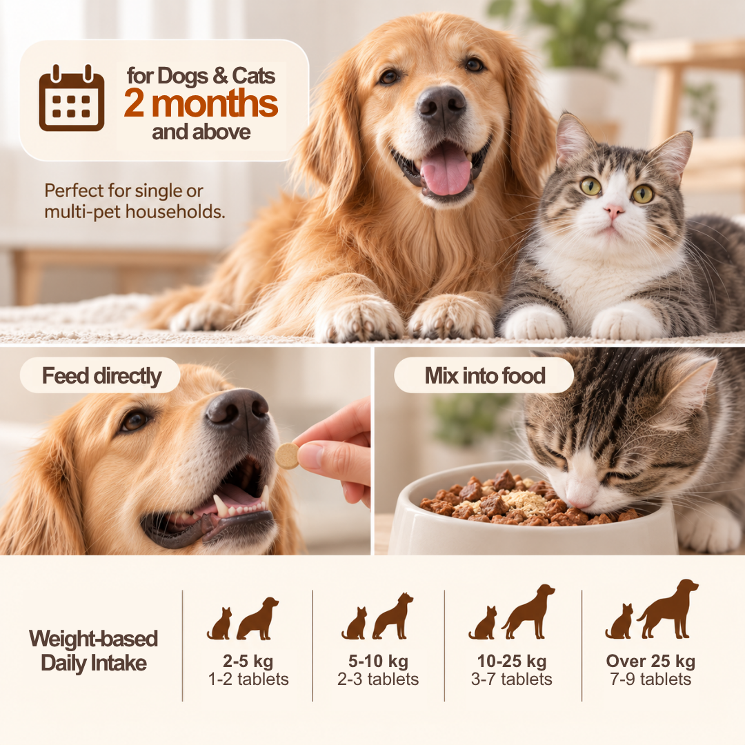 PUAINTA® Multivitamins for Dogs and Cats