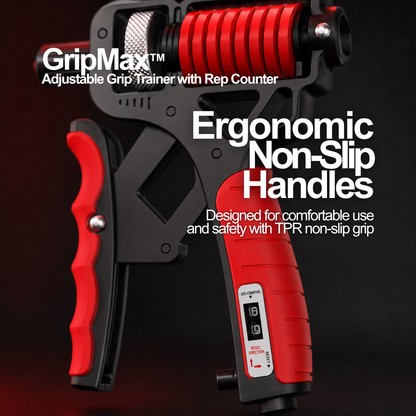 GripMax™ Adjustable Grip Trainer with Rep Counter