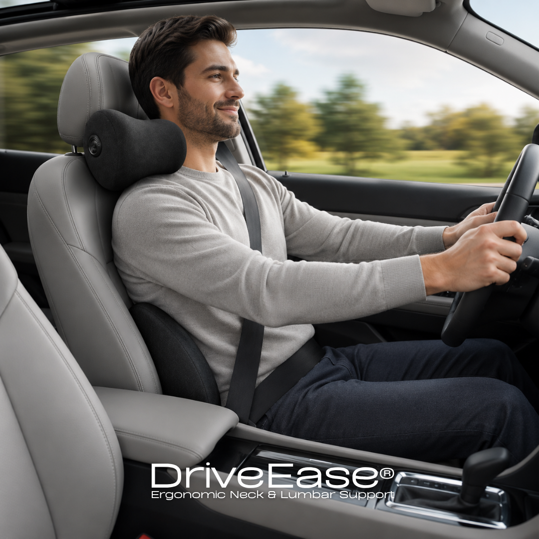 DriveEase® Ergonomic Neck & Lumbar Support