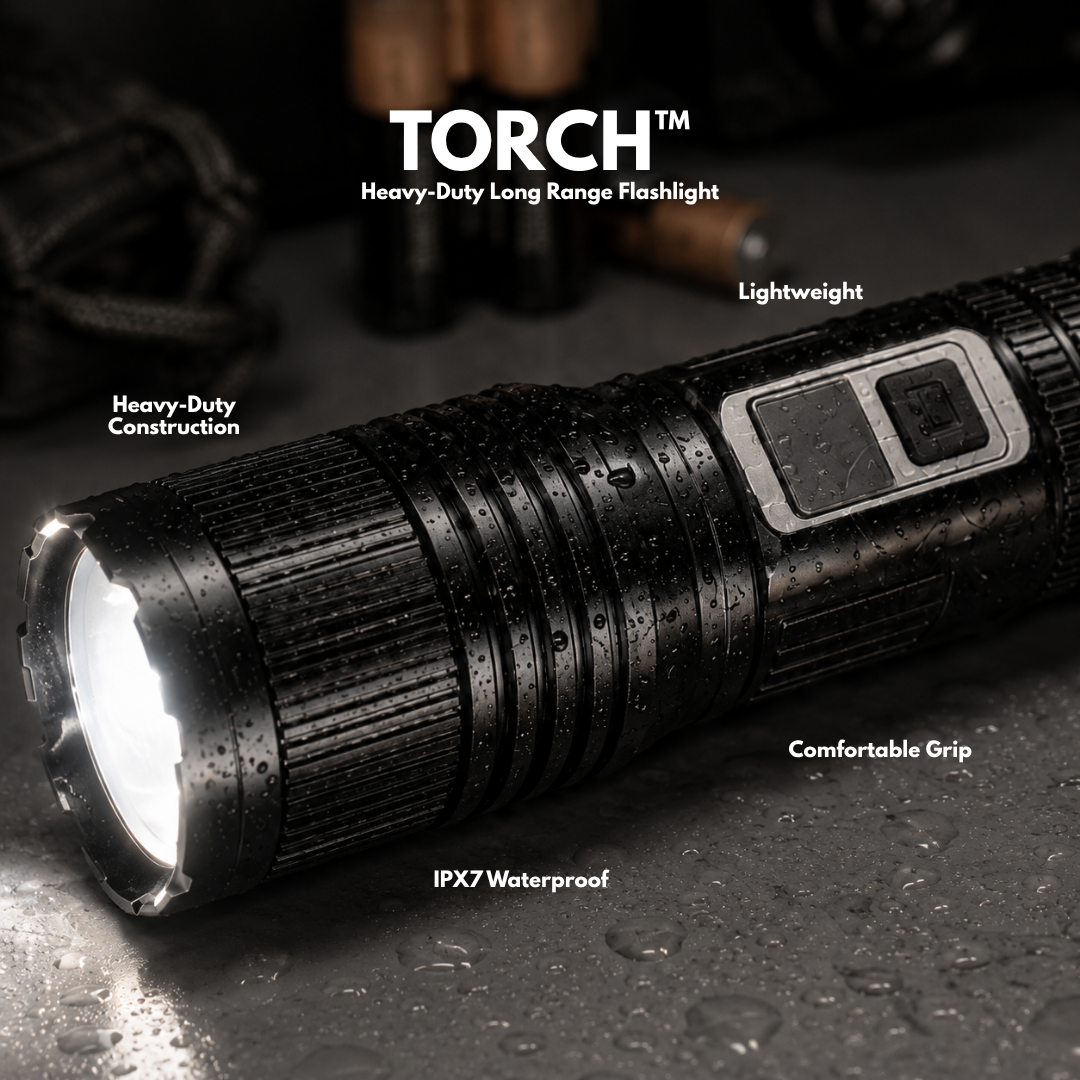 TORCH™ Heavy-Duty Long-Range Flashlight