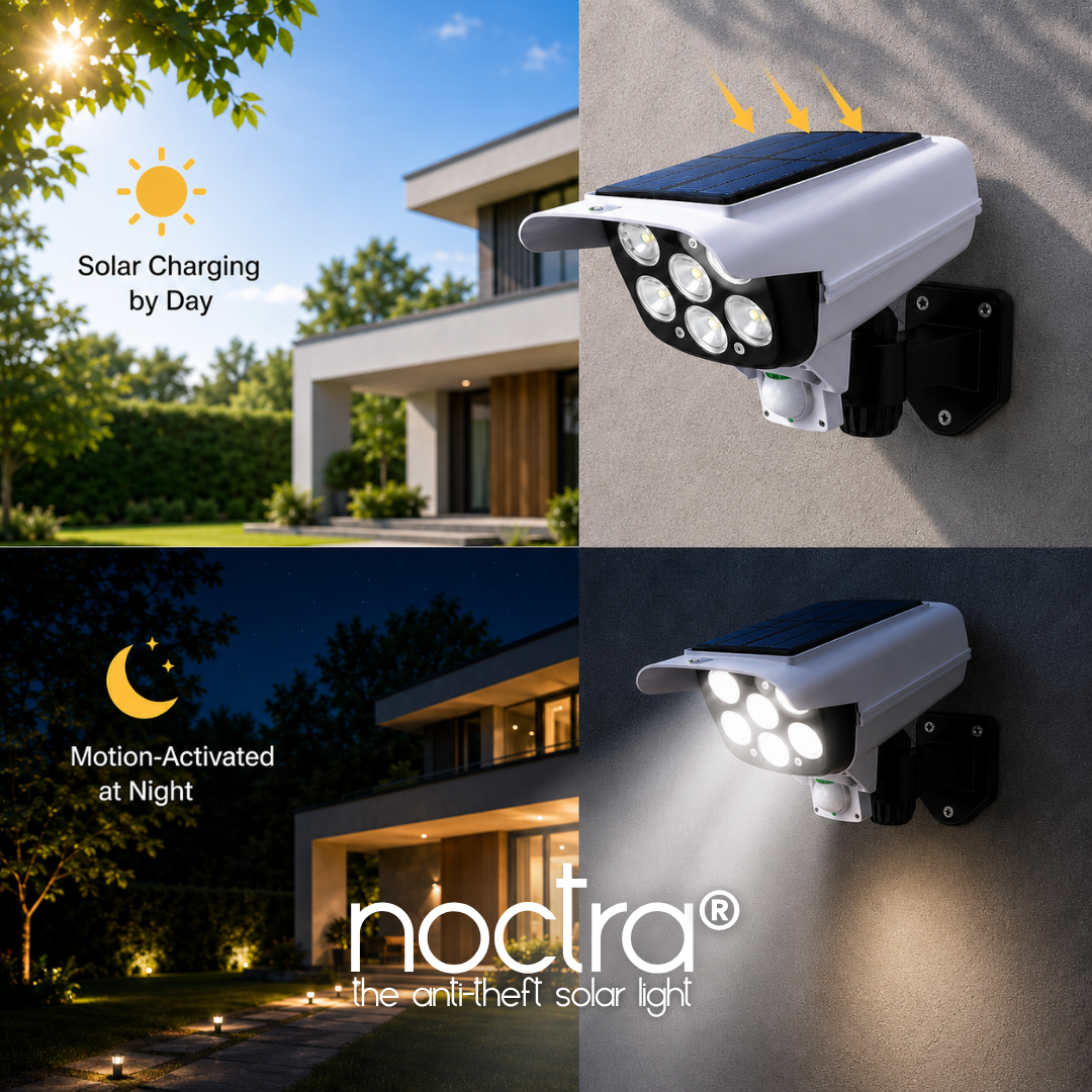 NOCTRA® The Anti-Theft Solar Light