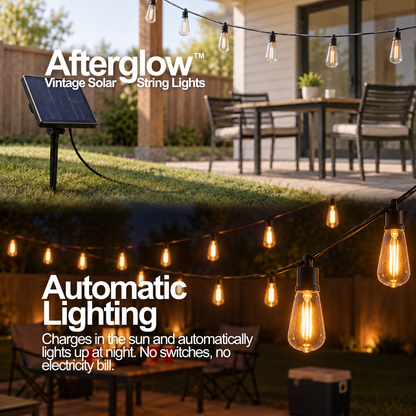 Afterglow™ Vintage Solar String Lights