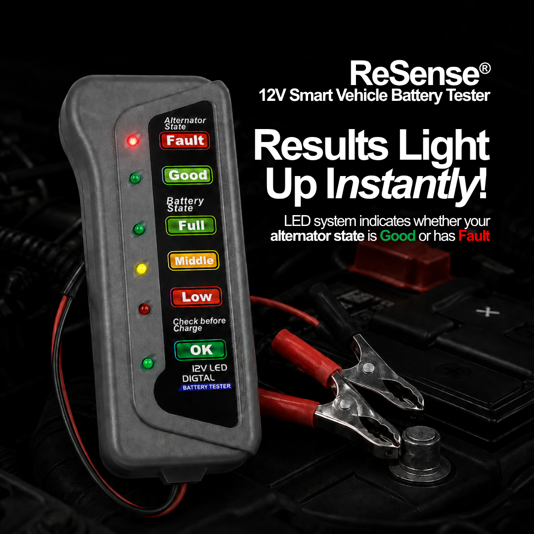 ReSense® 12V Smart Vehicle Battery Tester