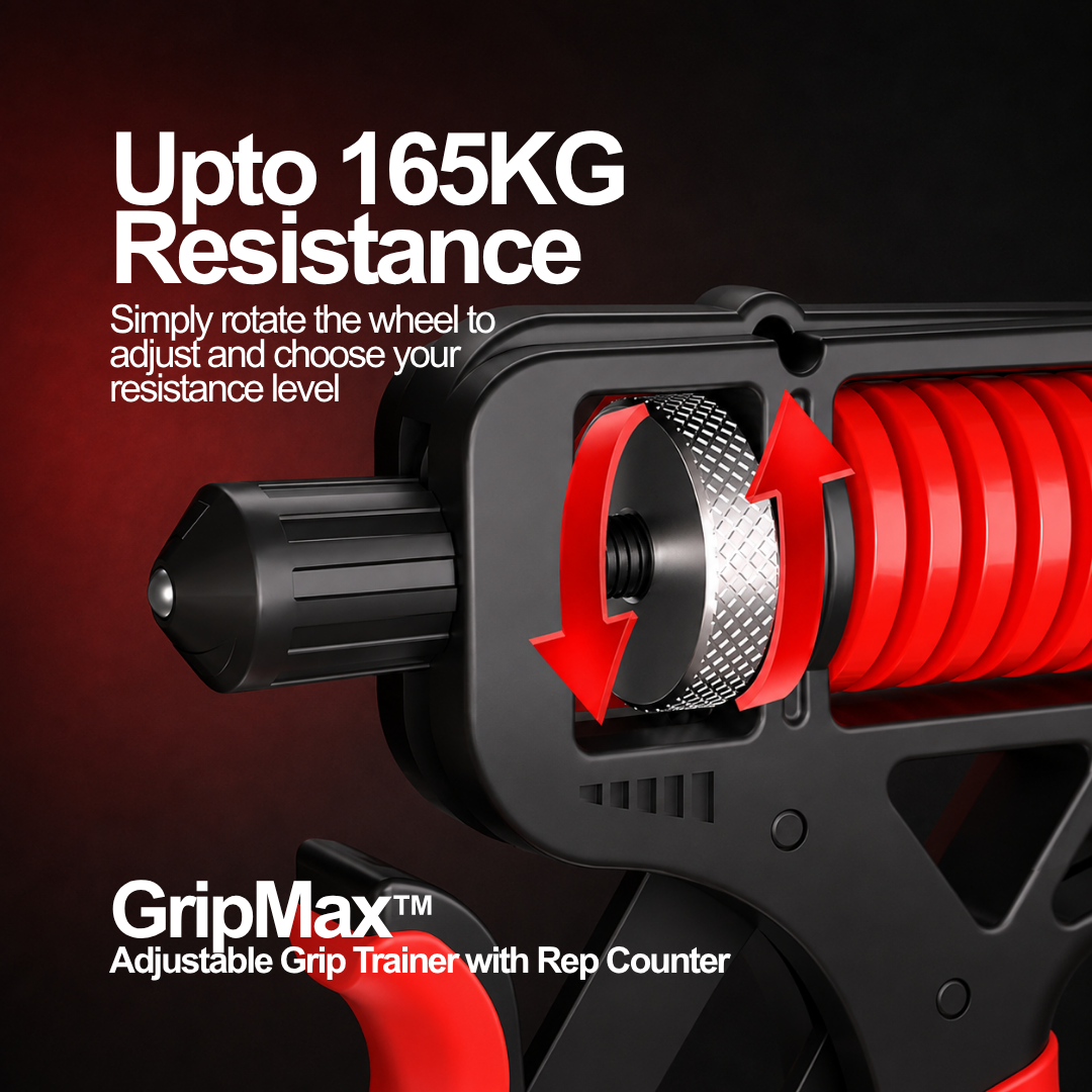 GripMax™ Adjustable Grip Trainer with Rep Counter