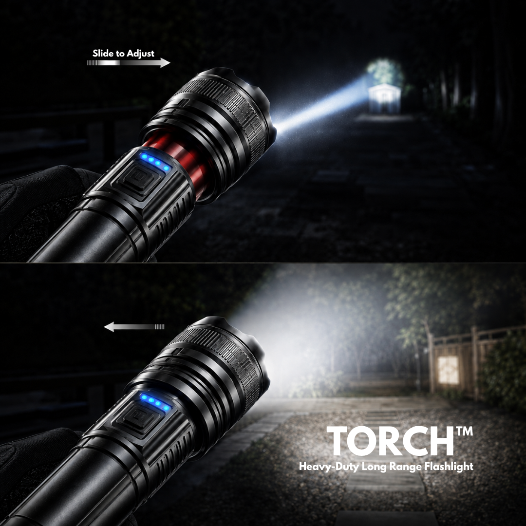 TORCH™ Heavy-Duty Long-Range Flashlight