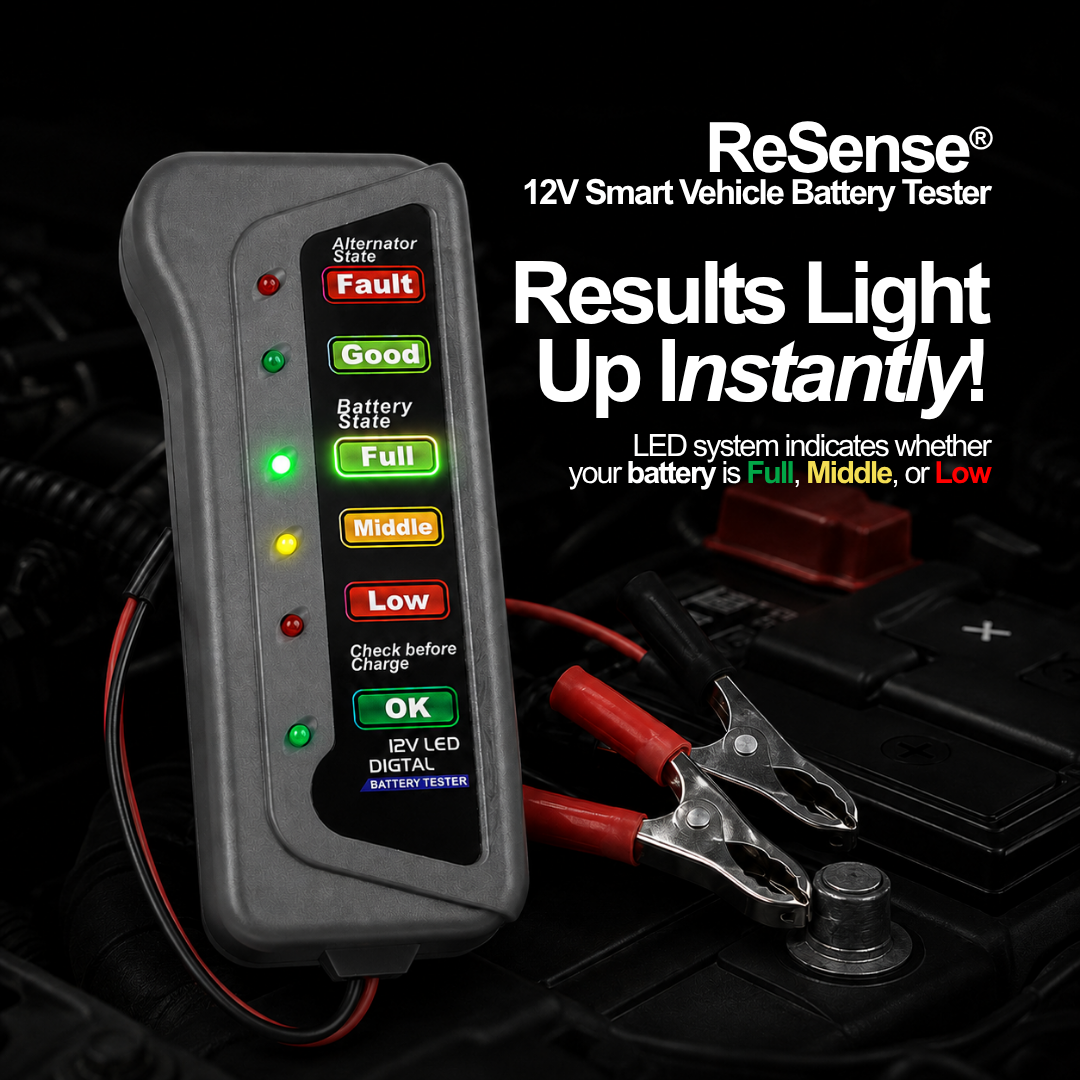 ReSense® 12V Smart Vehicle Battery Tester
