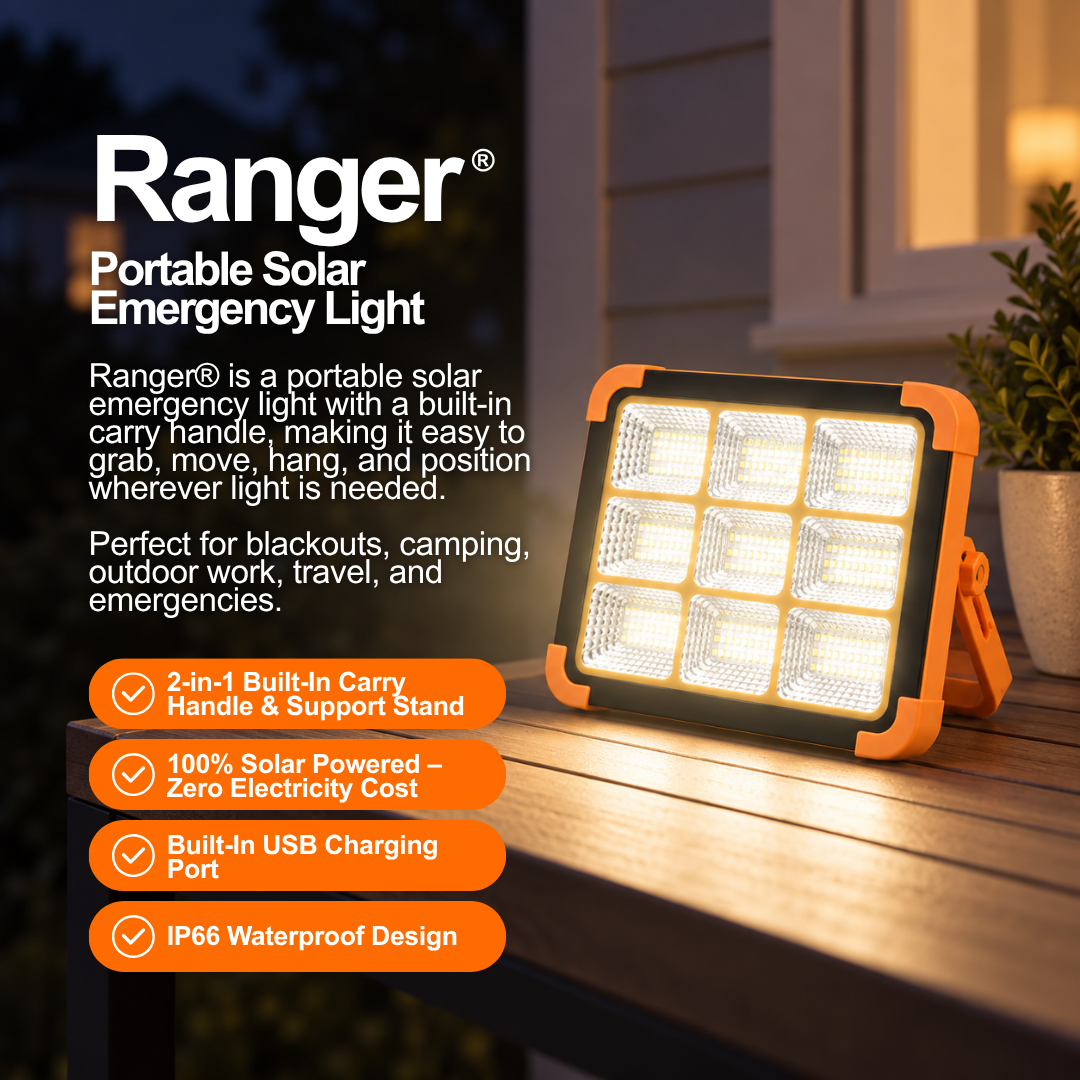 Ranger® Portable Solar Emergency Light