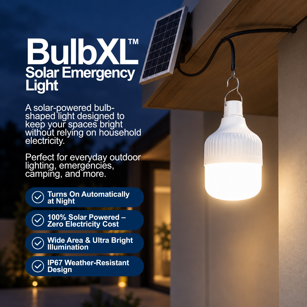 BulbXL™ Solar Emergency Light