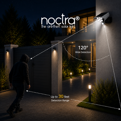 NOCTRA® The Anti-Theft Solar Light
