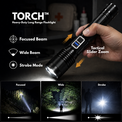 TORCH™ Heavy-Duty Long-Range Flashlight