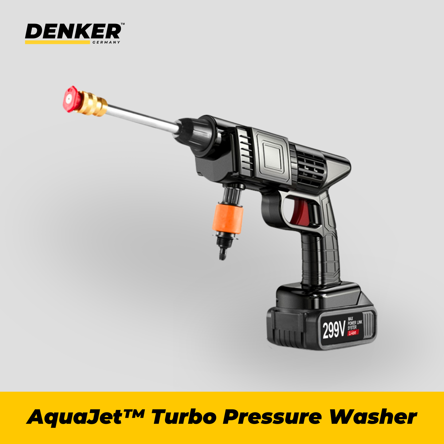 AquaJet™ Portable Turbo Pressure Washer