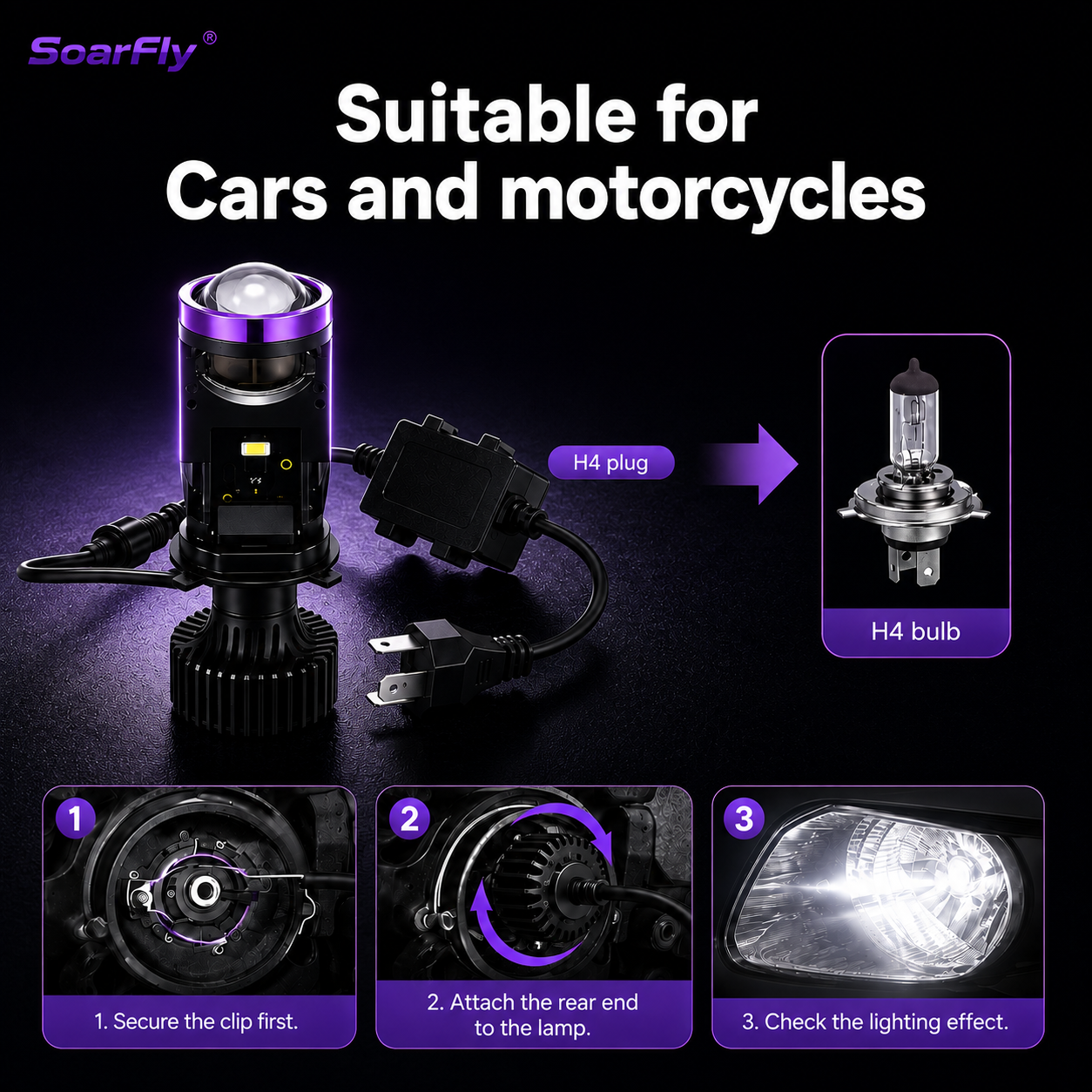 SoarFly® High-Intensity Projector Headlights