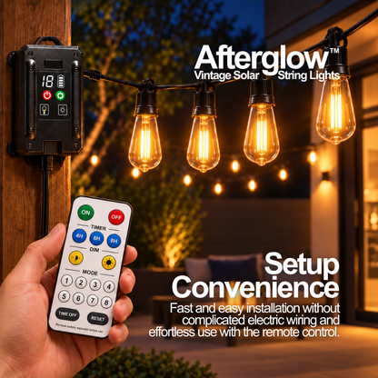 Afterglow™ Vintage Solar String Lights